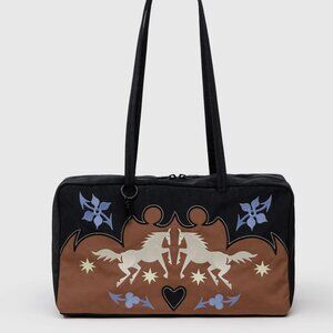 NWT Baggu Medium Nylon Bowler Bag - Western Applique